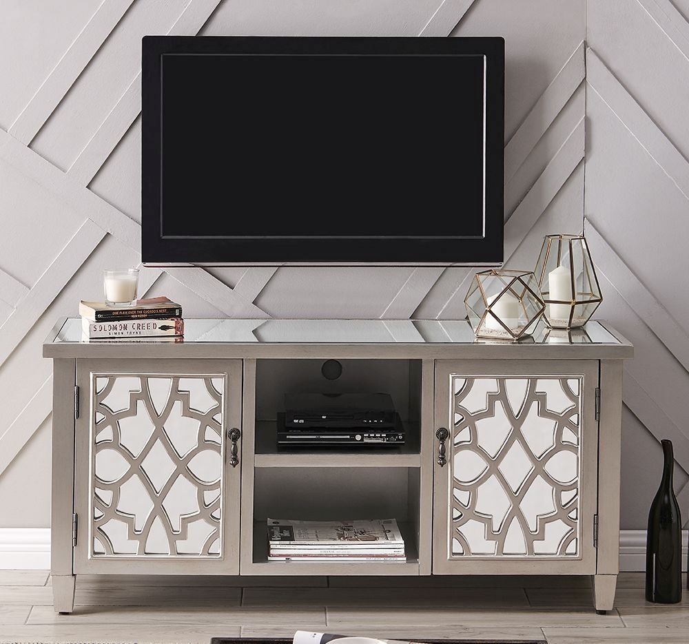 Buy Cardiff Mirrored TV Unit The Furn Shop